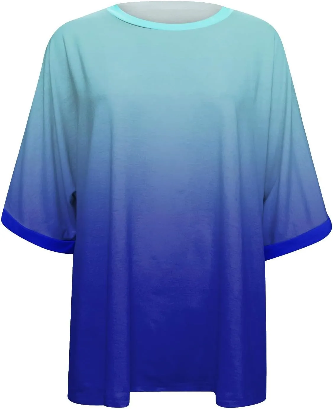 Short Sleeve Shirts for Women Womens Tops Trendy Casual Crewneck Loose Oversized Tees Plus Size Workout Clothes