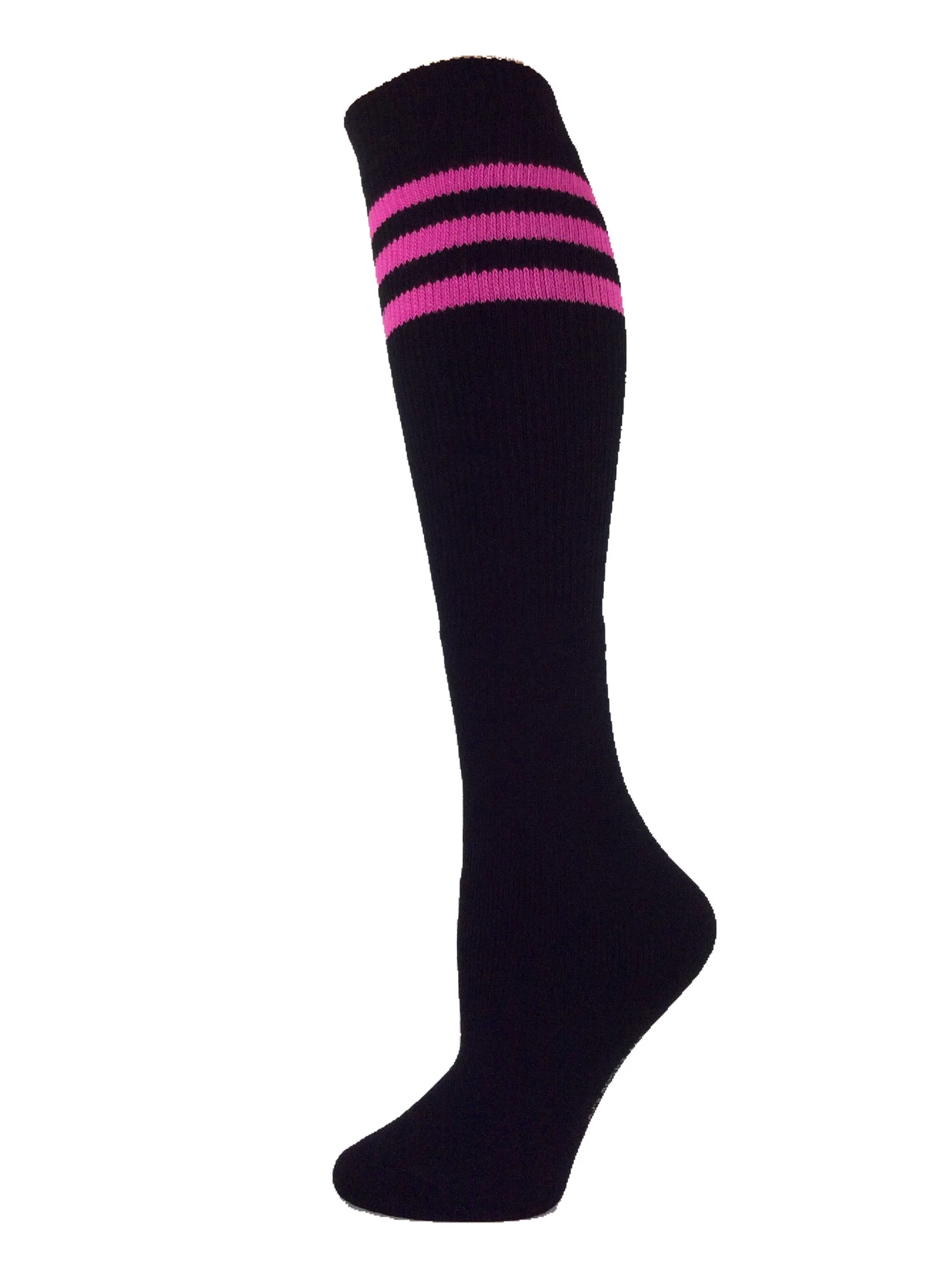 SOCKS - Knee High Retro / Hip Hop Top Stripe Socks