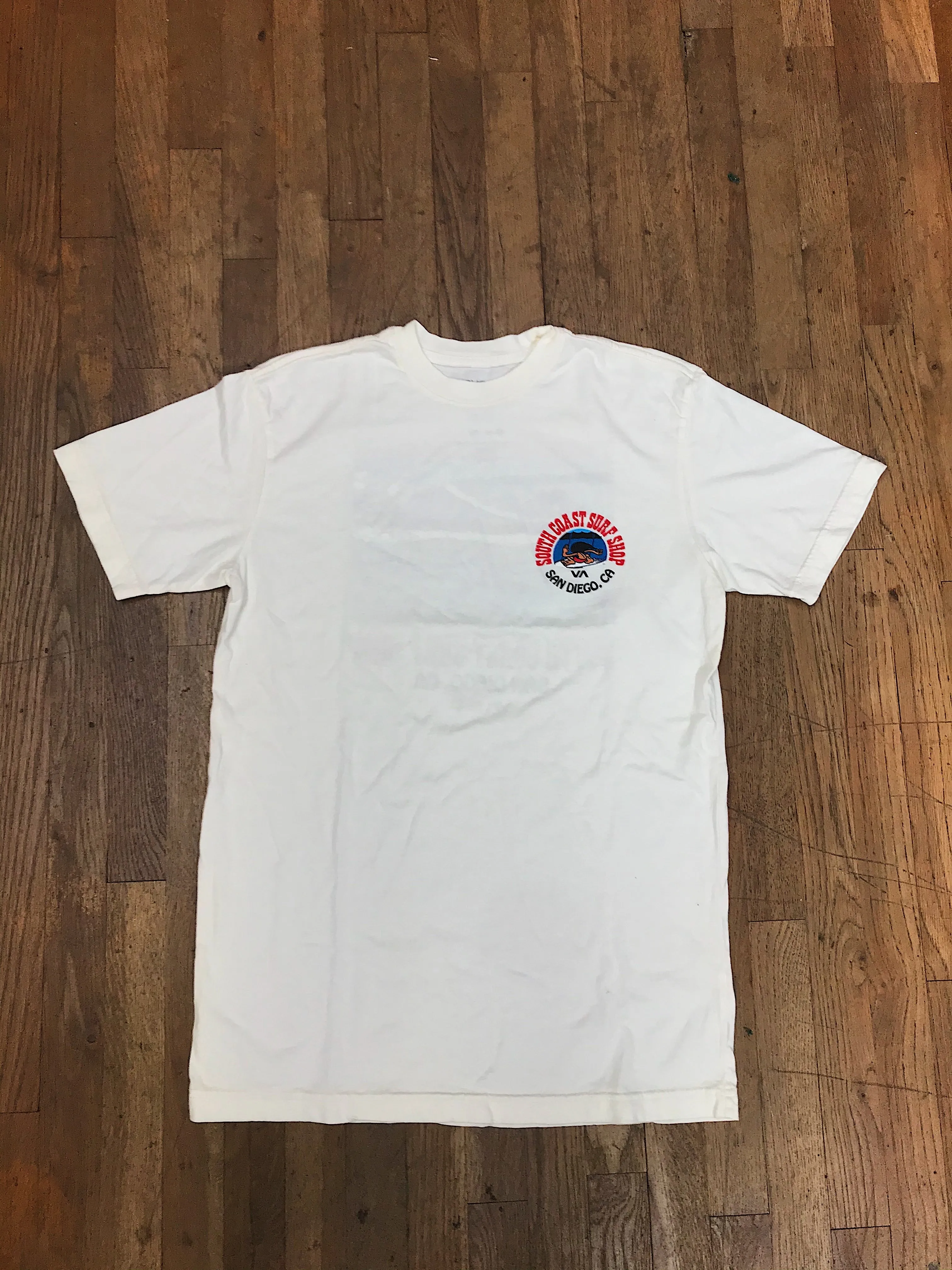 South Coast X Rvca Scss Pipeline T-Shirt White
