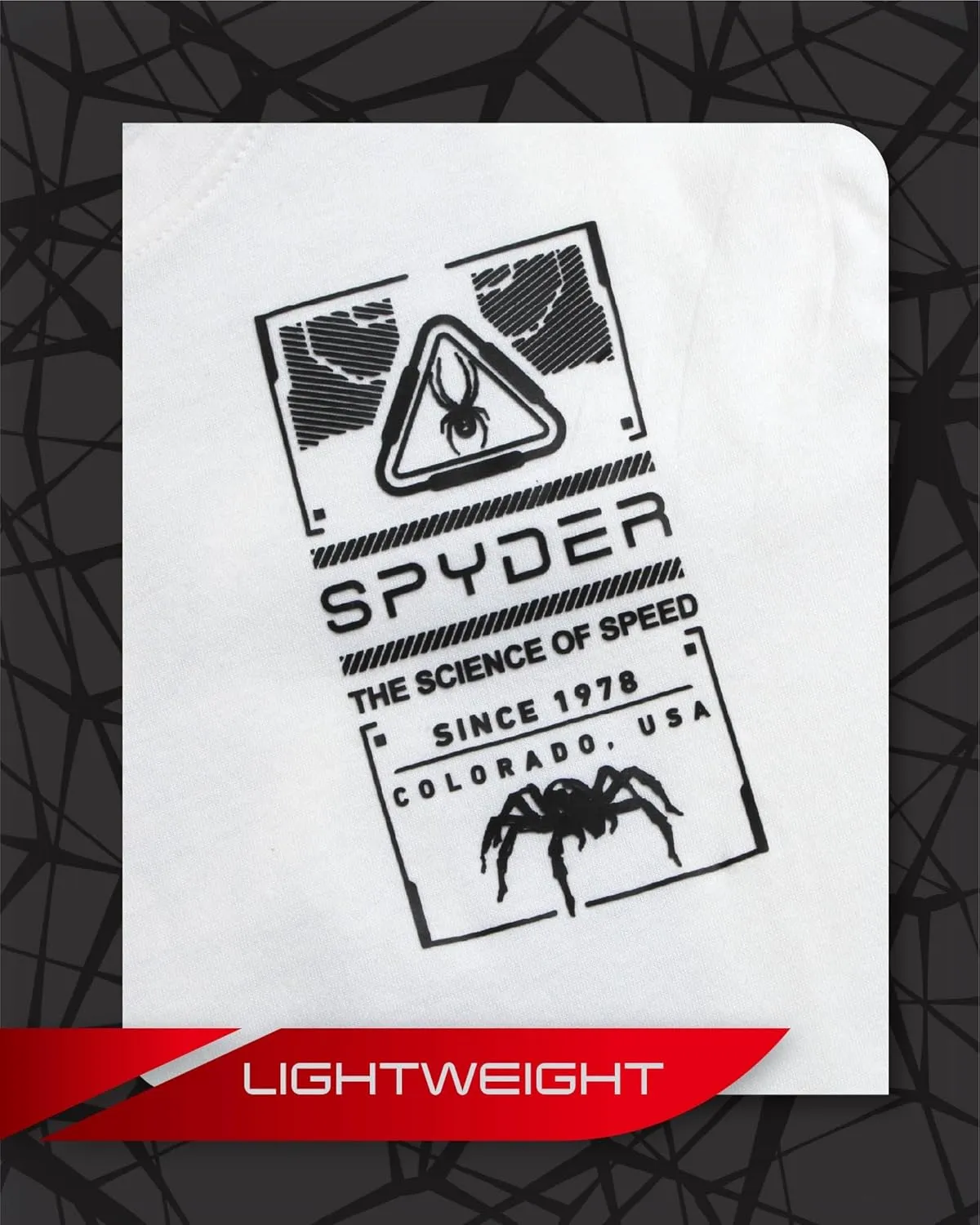 Spyder Mens Graphic T-Shirts - Soft Cotton Blend Classic Crewneck Short Sleeve Shirts for Men, Casual Shirts for Daily Wear