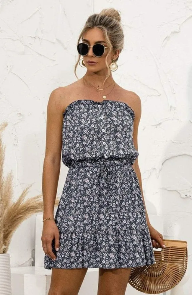 Strapless Daisy Tunic Dress