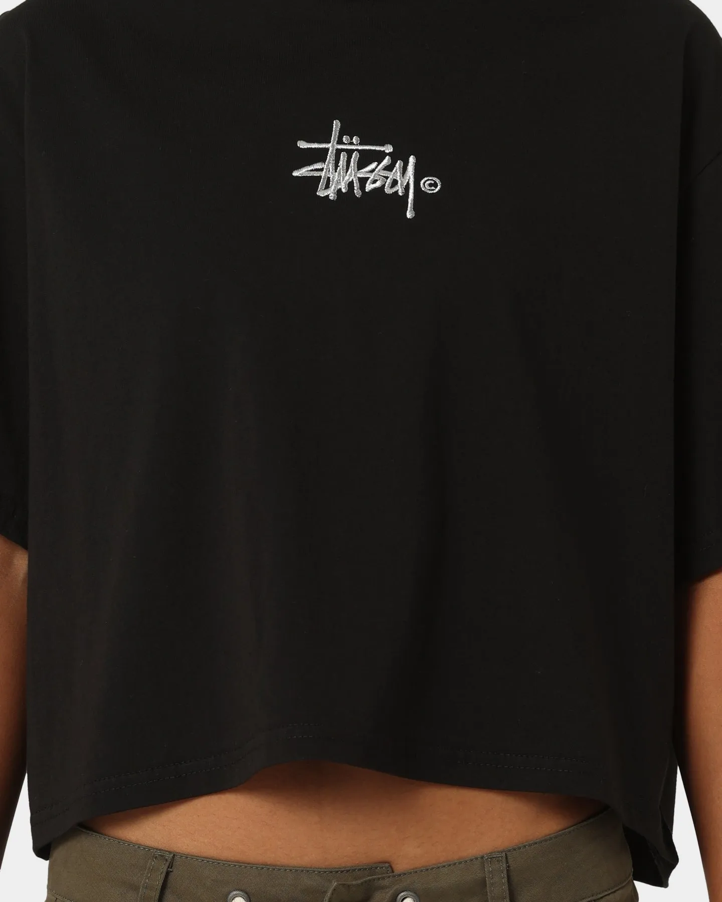 Stussy Women's Graffiti Box T-Shirt Black