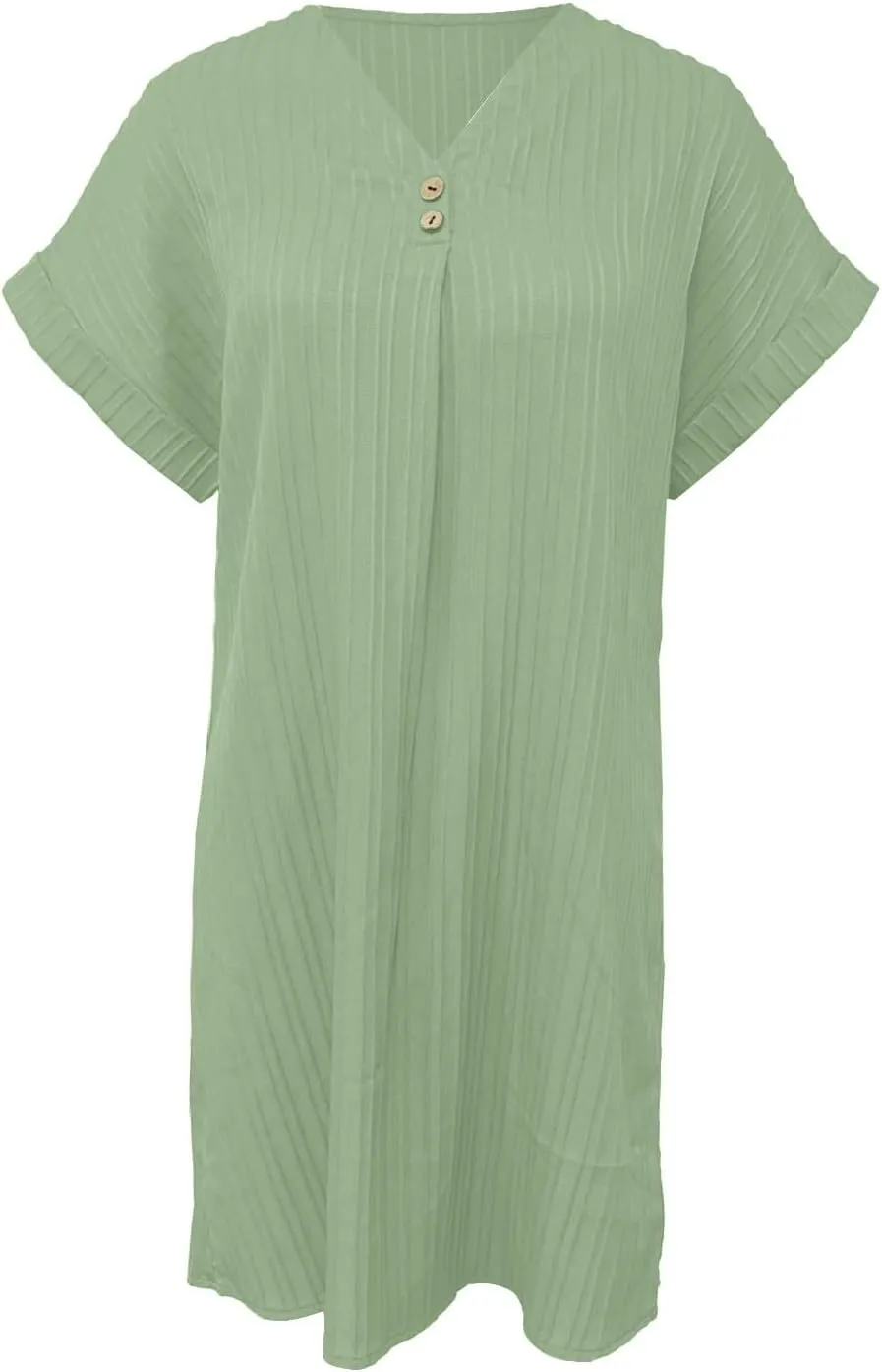 Sundresses for Women Summer Short Sleeve Comfy Travel Dresses Beach Wear Prom Maxi Trendy Spring Vacation Clothes 2025