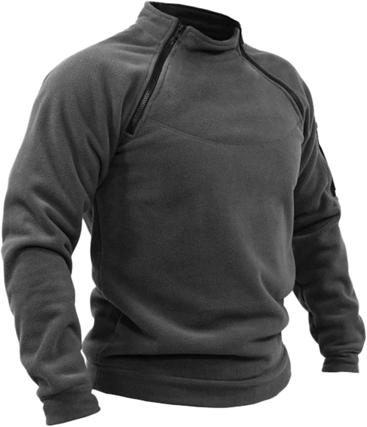 Tactical Combat Fleece Pullover Jacket Men's Military Athletic Sport Jumper Tops Army Windproof Pullover