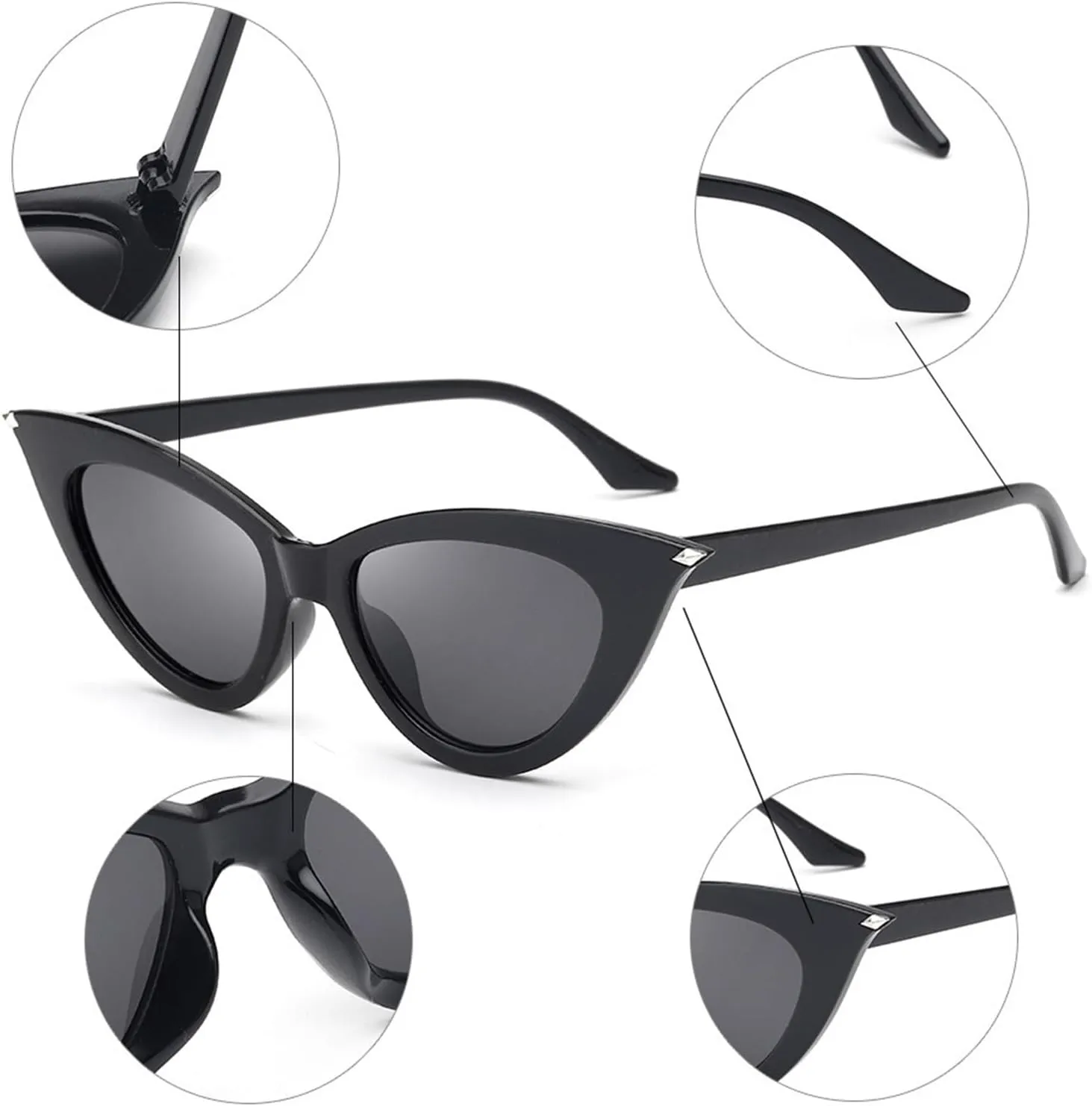 Triangle Fashion Sunglasses Men And Women Outdoor Street Shooting Party Vacation Shopping Sun Glasses
