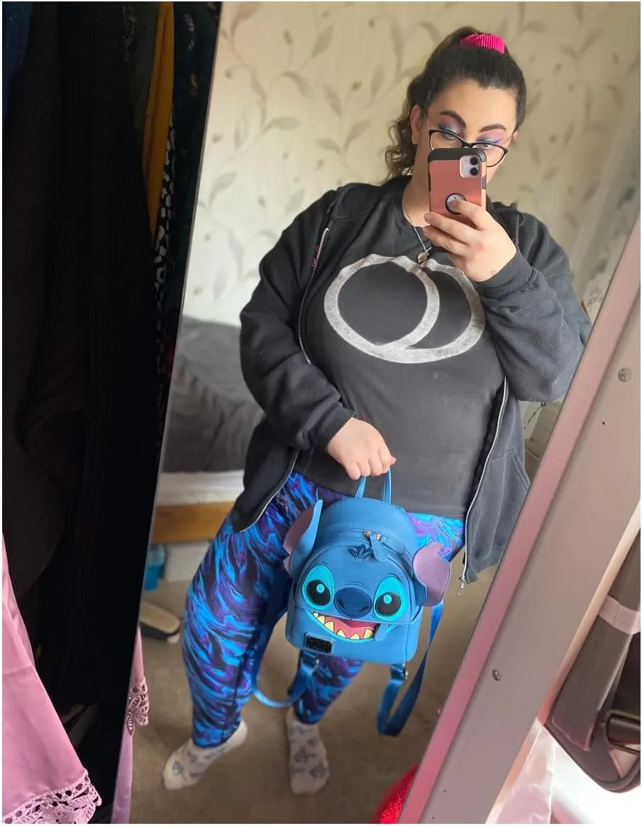 UIUO-UIPEU Women's Printed Yoga Pants with Pockets 7/8 Workout Leggings for Women Tummy Control Compression Leggings