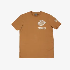 Vancouver Canucks New Era Bronze Skate T-Shirt