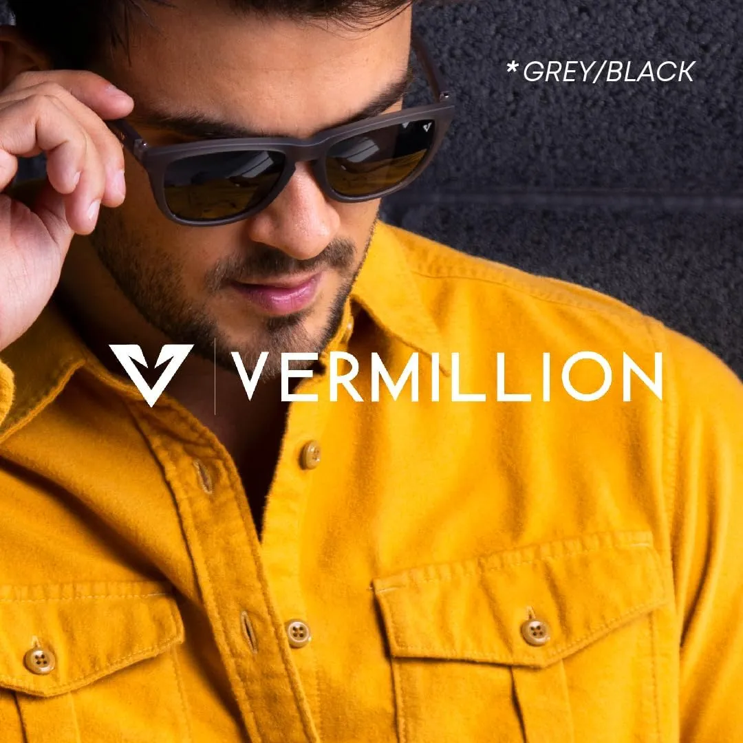Vermillion Modern Luxury Men's Polarized Sunglasses Endy Functional Fashion Sunglasses UV Protection Lightweight Durable
