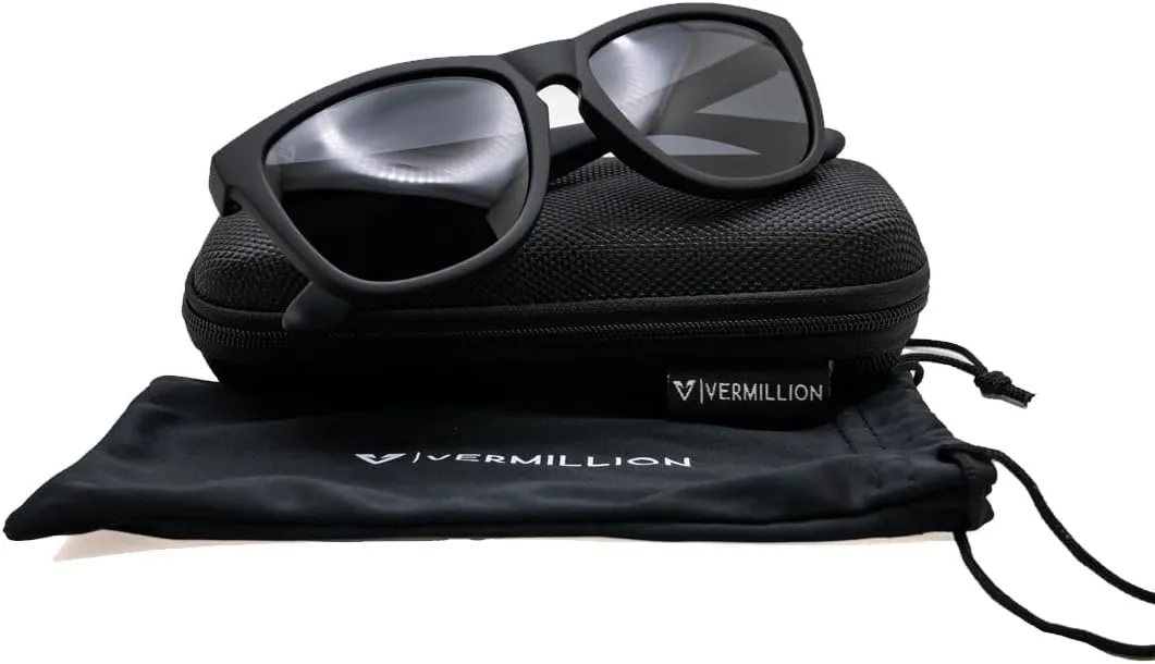 Vermillion Modern Luxury Men's Polarized Sunglasses Endy Functional Fashion Sunglasses UV Protection Lightweight Durable
