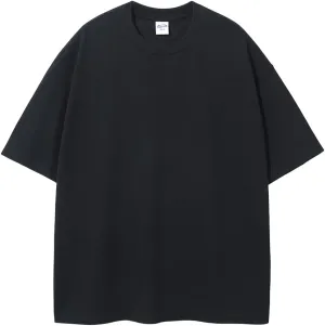 VFIVE UNFOUR 305G Loose 100% Cotton T-Shirts Solid Color Short Sleeve Tshirt Oversized Hip Hop Tops