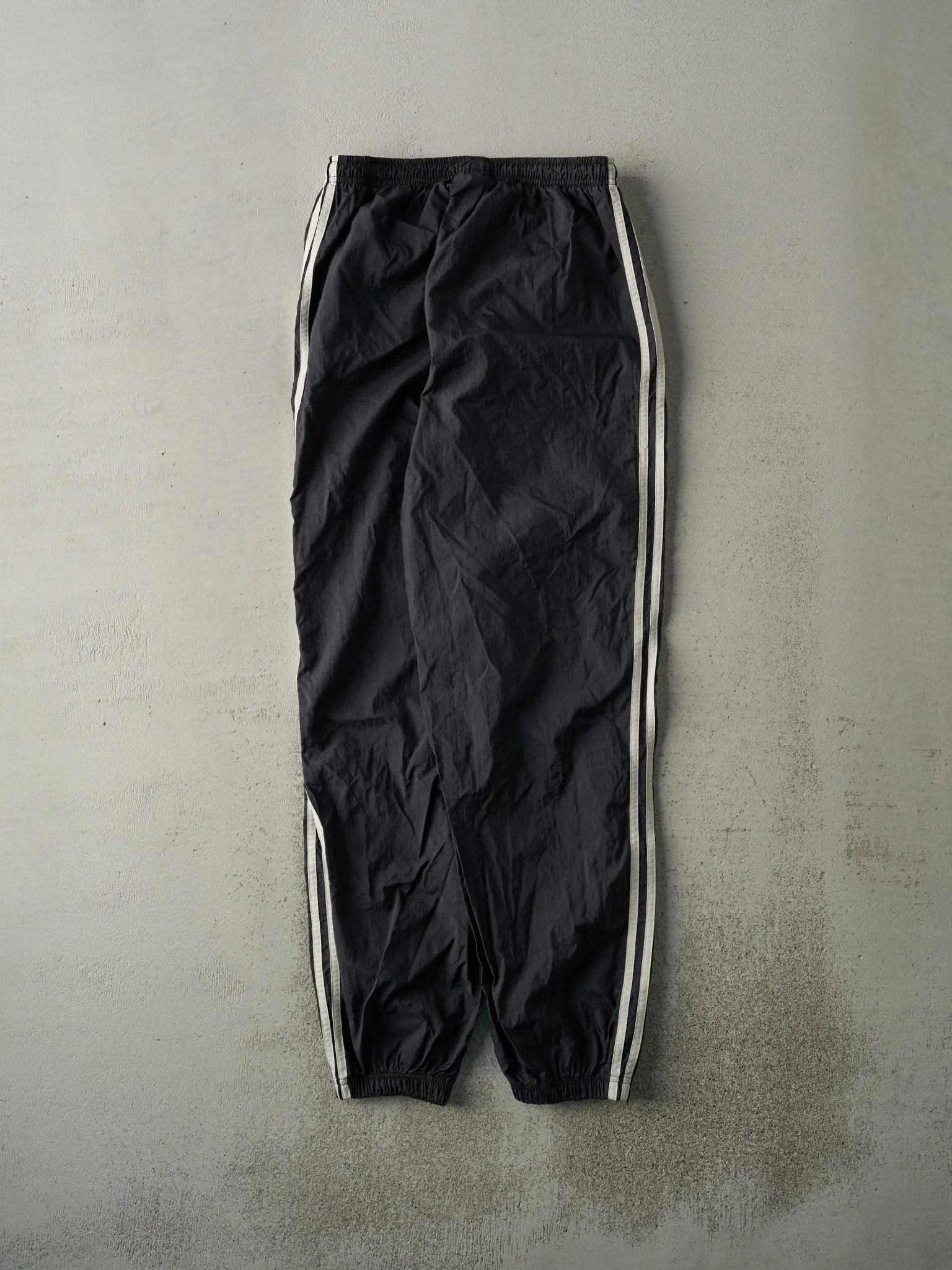 Vintage 90s Black Adidas Track Pants (28x29.5)