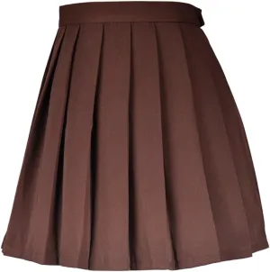 Women High-Waisted Pleated Mini Skirts Girls Skater Tennis School Skirt
