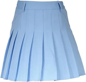 Women High-Waisted Pleated Mini Skirts with Soft Shorts Underneath
