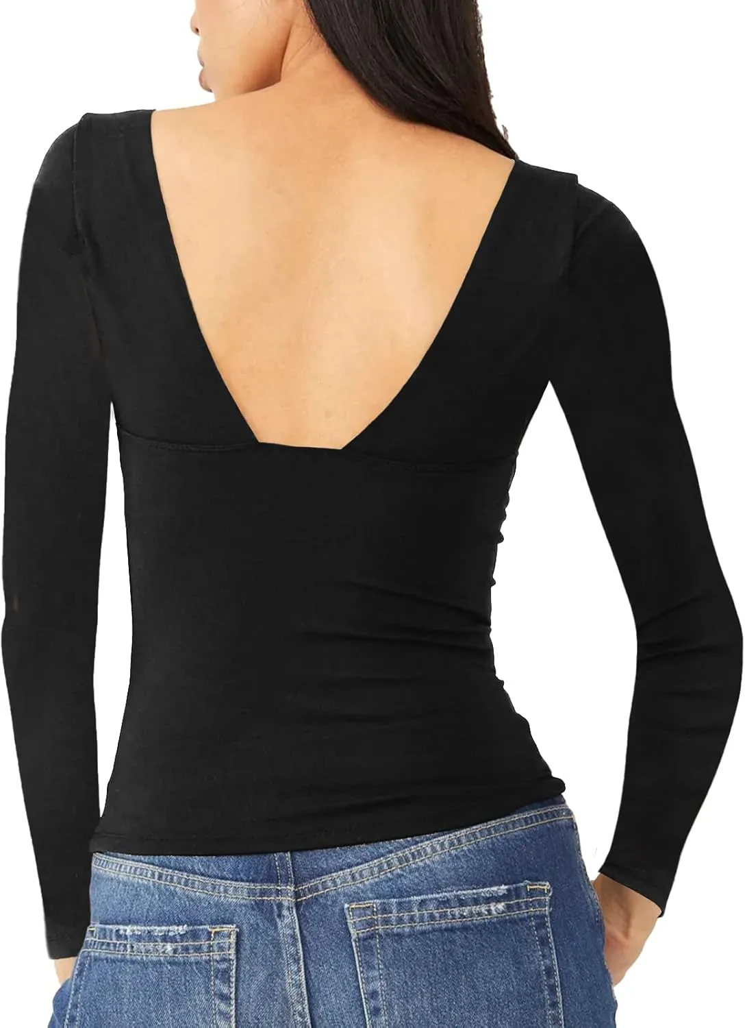 Womens Crop Tops Cami Deep V Neck Sexy Y2K Shirt Short Sleeve Backless Basic Summer Casual Tee Shirts Cami Crop Tops