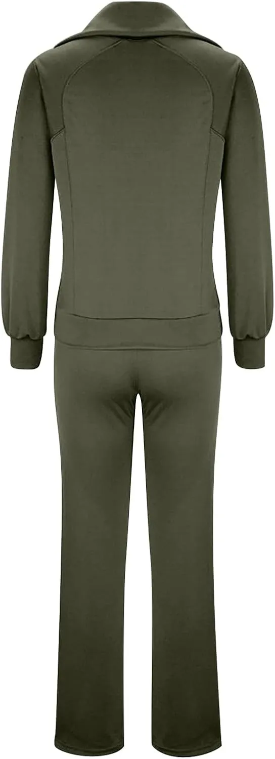 Womens Hooded 2 Piece Sweatsuit Set Trendy Half Zip Solid Tracksuit Outfits Outdoor Sports Casual Y2K Streetwear Sets