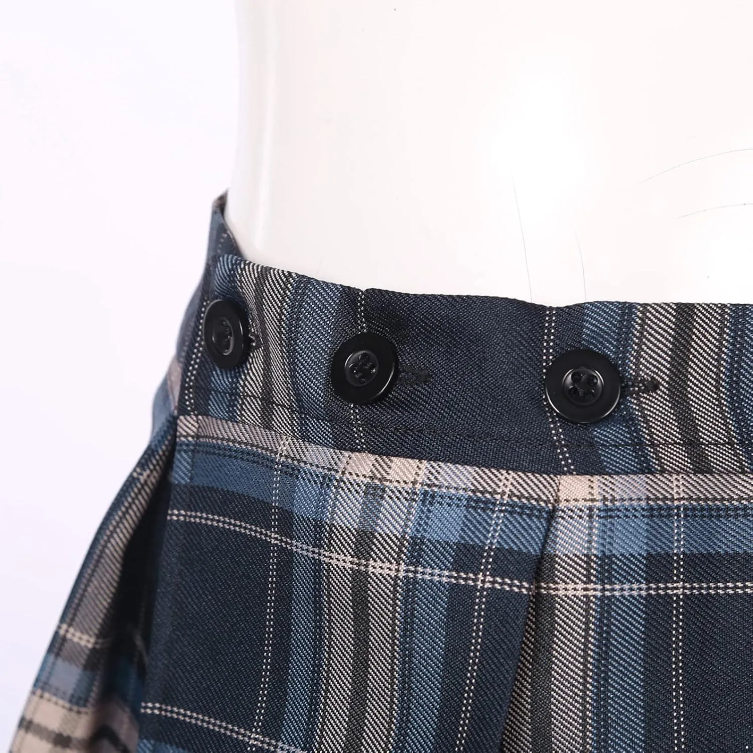 Women's Plaid Schoolgirl Short Skirt Bodycon Club Lingerie Pleated Mini Skirts Dancing Skirt