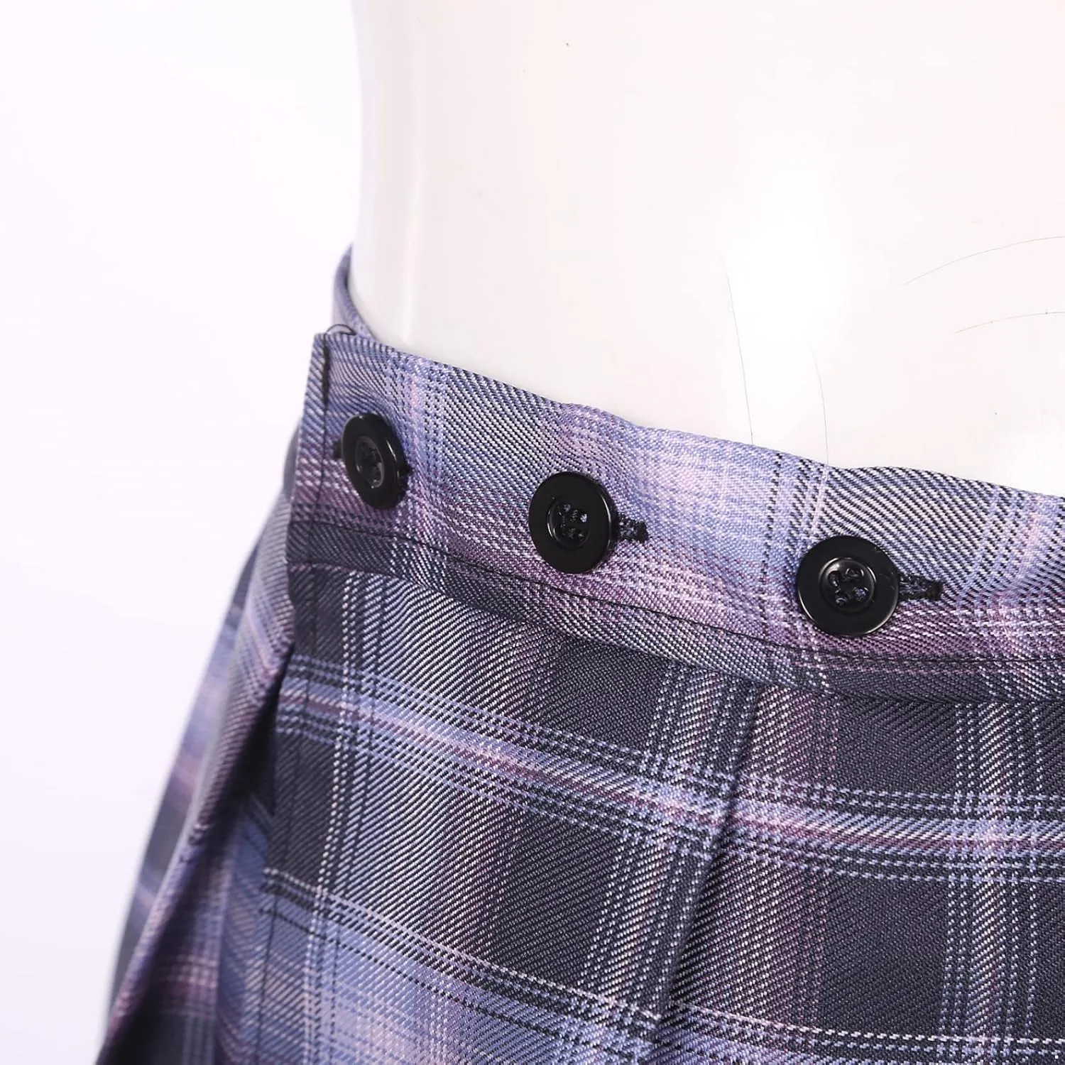 Women's Plaid Schoolgirl Short Skirt Bodycon Club Lingerie Pleated Mini Skirts Dancing Skirt
