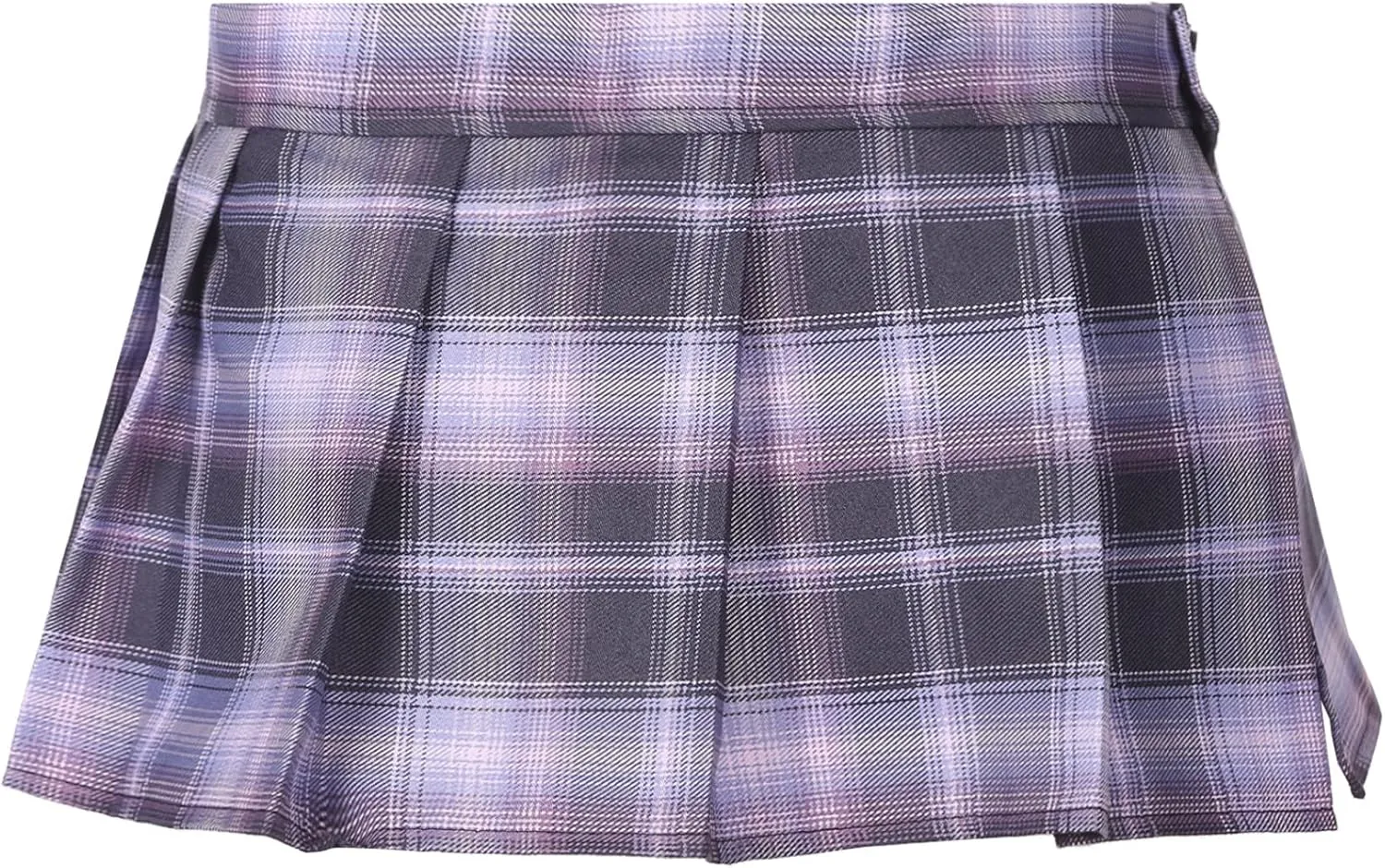 Women's Plaid Schoolgirl Short Skirt Bodycon Club Lingerie Pleated Mini Skirts Dancing Skirt