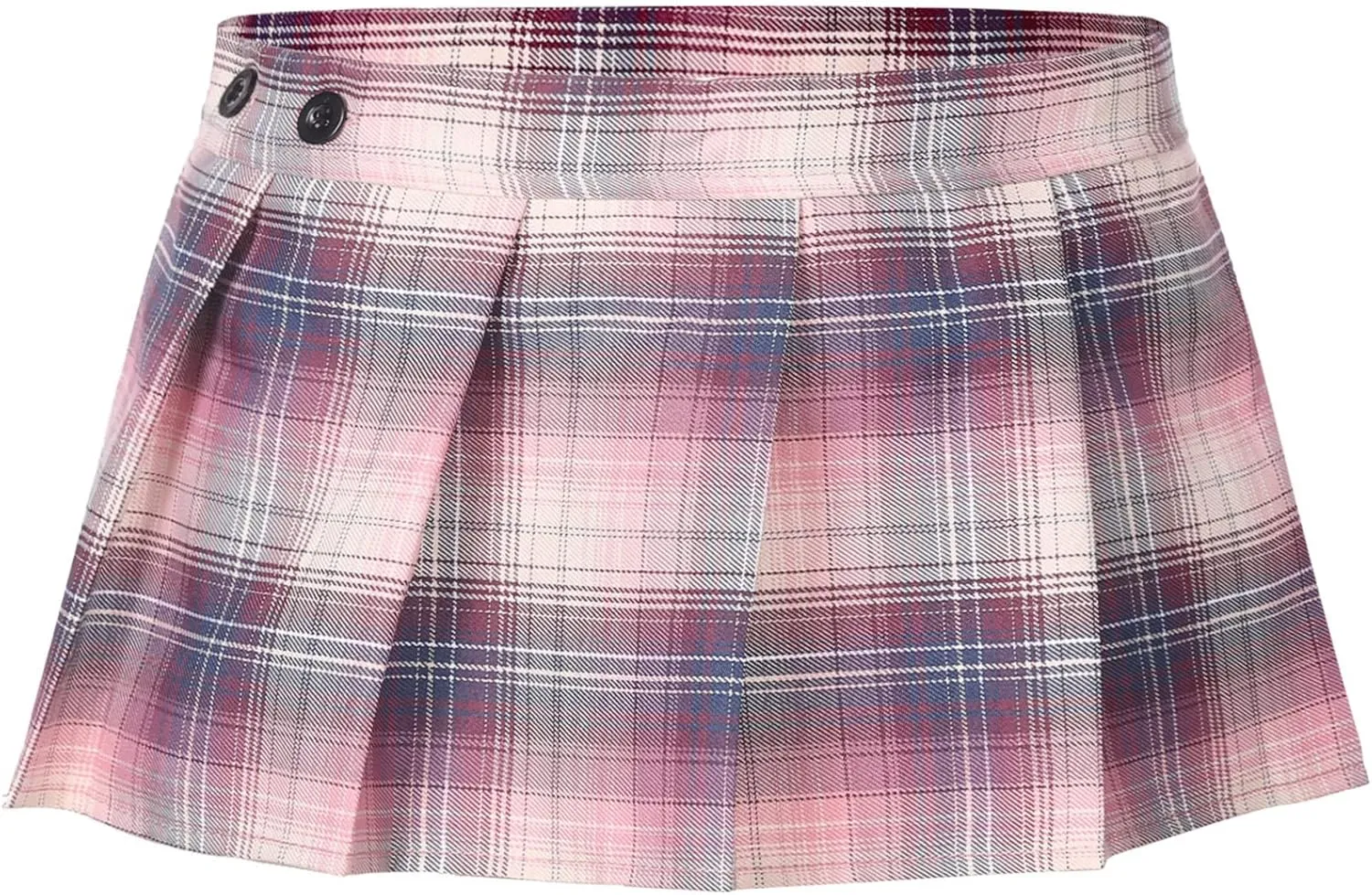 Women's Plaid Schoolgirl Short Skirt Bodycon Club Lingerie Pleated Mini Skirts Dancing Skirt