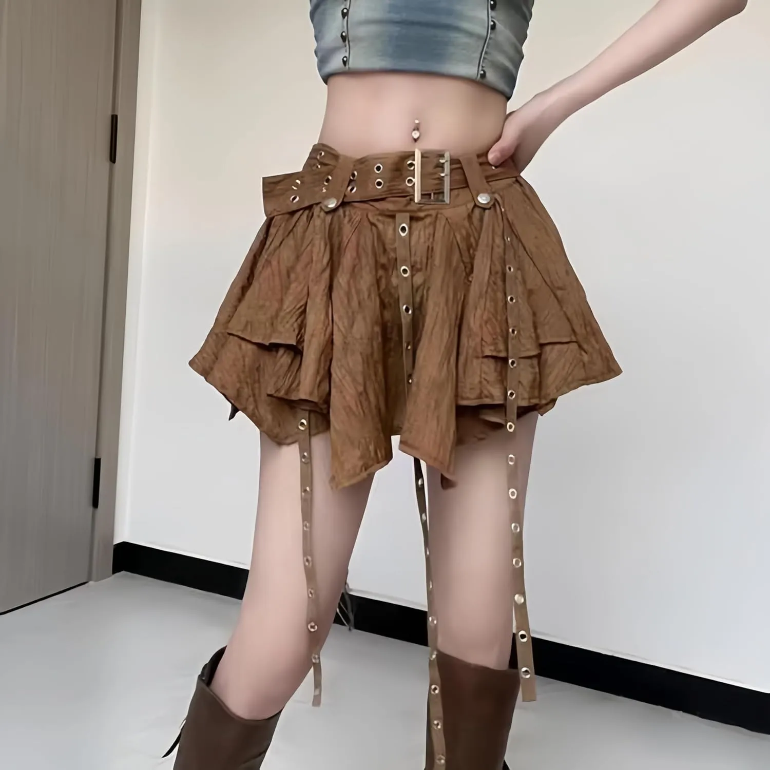 Women's Pleated Y2k Skirt Skirts for Women Pleated Mini Skirts for Women