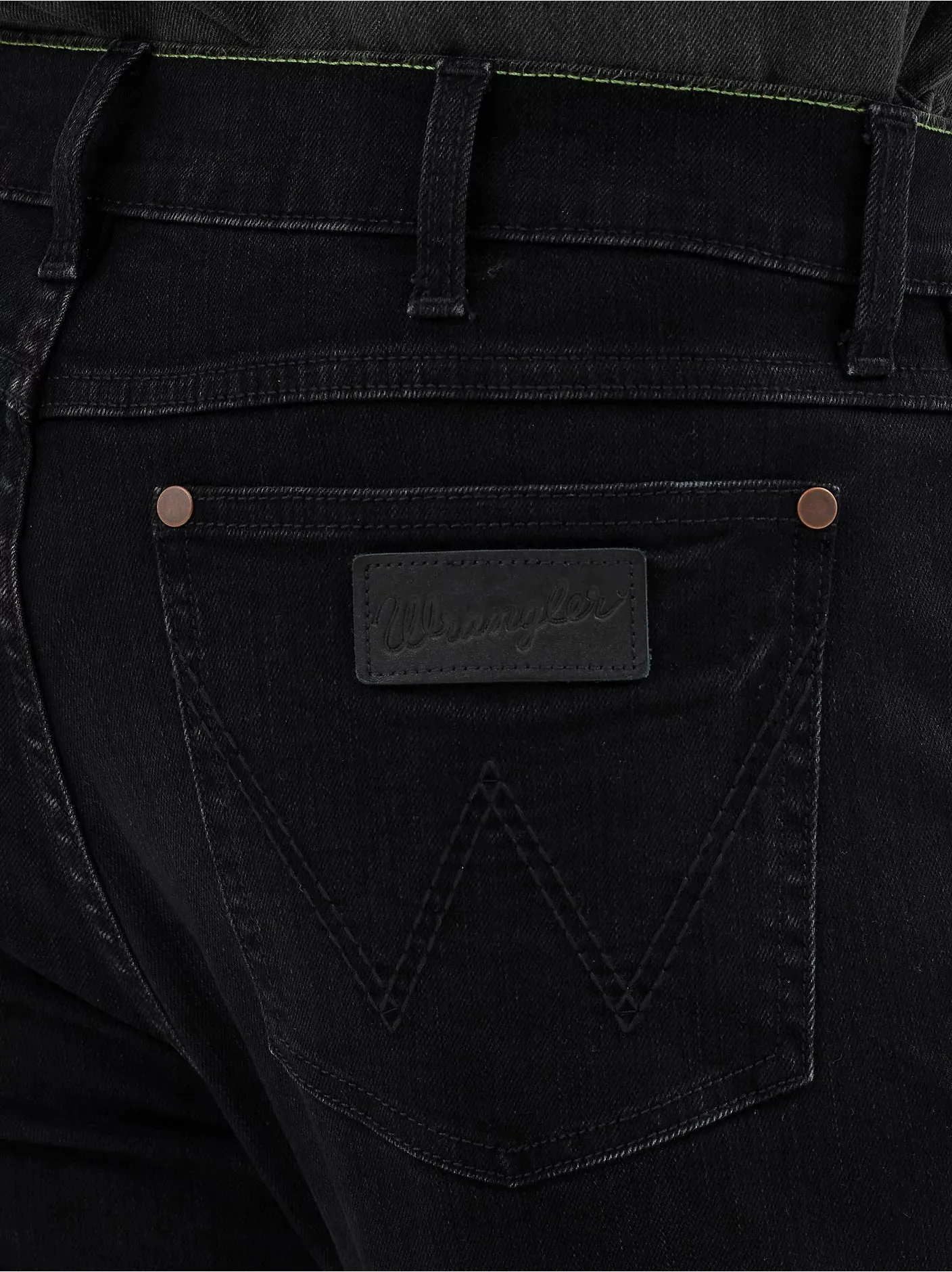 WRANGLER RETRO BLACK SLIM STRAIGHT FIT JEANS