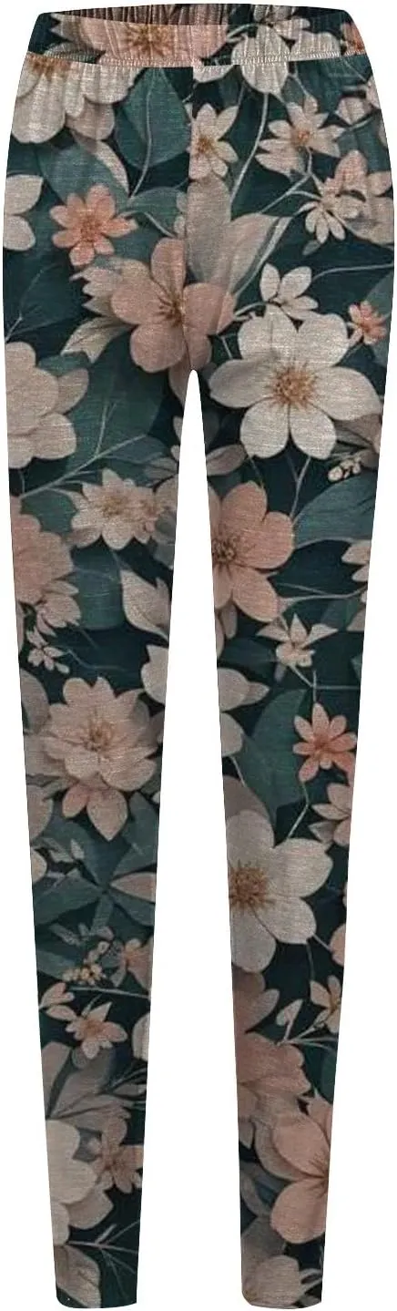 Xs Leggings for Women Petite High Waisted Printed Yoga Pants Women Tummy Control Pants