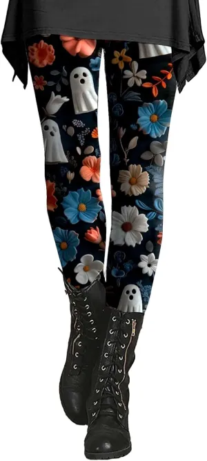 Xs Leggings for Women Petite High Waisted Printed Yoga Pants Women Tummy Control Pants