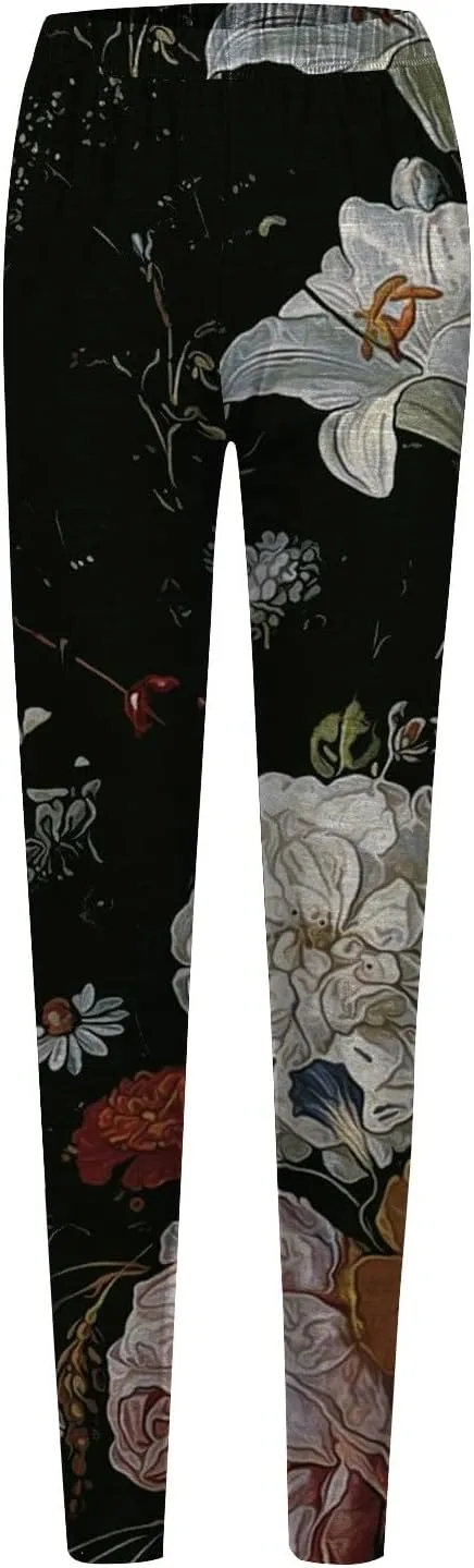 Xs Leggings for Women Petite High Waisted Printed Yoga Pants Women Tummy Control Pants