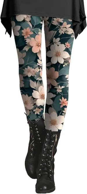 Xs Leggings for Women Petite High Waisted Printed Yoga Pants Women Tummy Control Pants