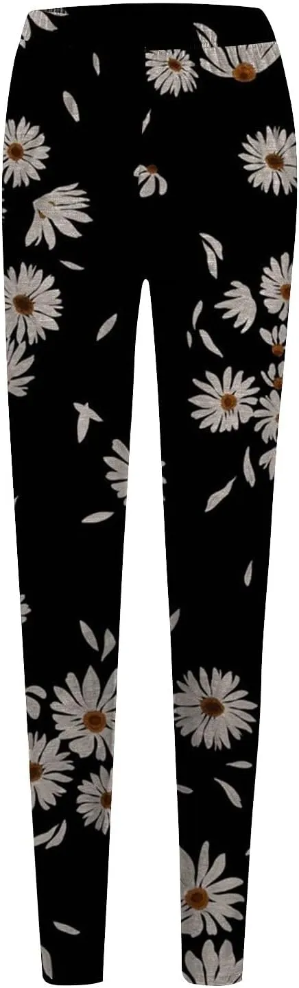 Xs Leggings for Women Petite High Waisted Printed Yoga Pants Women Tummy Control Pants
