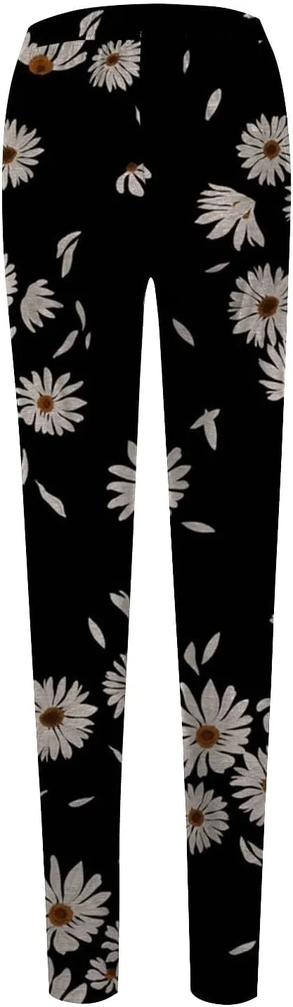 Xs Leggings for Women Petite High Waisted Printed Yoga Pants Women Tummy Control Pants