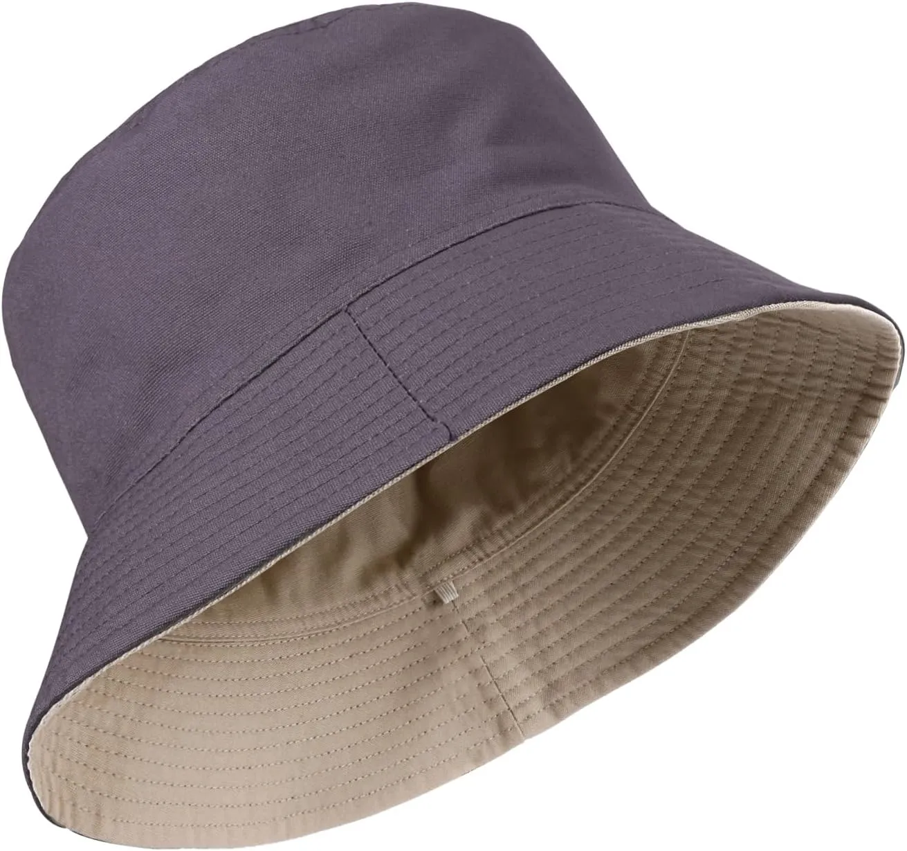 XXL Bucket Hat for Women Men, Oversize Reversible Cotton Fisherman Hats, Double Side Wear Summer Bucket Sun Hats